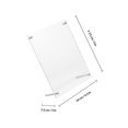 thumbnail image 2 of Raindrops Desktop Transparent Photo Frame Made of Acrylic and Metal for Certificate Display and Decor, 2 of 8
