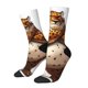 thumbnail image 1 of Fotbe Cartoon Cheetah With Attitude Calcetas Largas con Estampado para Hombre y Mujer – Calcetas de Compresión Transpirables y Elásticas, Viajar y Uso Diario Talla 5-11, 1 of 6