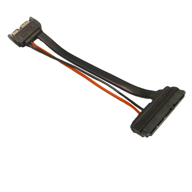Slimline 13 pin SATA Male to 22 Pin SATA Female Cable AdapterIII