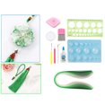 thumbnail image 1 of Coofit DIY Quilling Kit Chinese Knot Decor Paper Quilling Supplier Quilling Tool Kit, 1 of 10