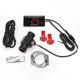 thumbnail image 3 of Universal Motorcycle LCD Digital Thermometer with Adapter and Bracket for Scooter Racing Applications, 3 of 5