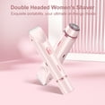 thumbnail image 2 of Sokhug Bikini pour Femmes 2-en-1 Rasoir Double Tête Étanche Humide Sec USB Rechargeable Épilateur pour Peau Sensible, 2 of 9