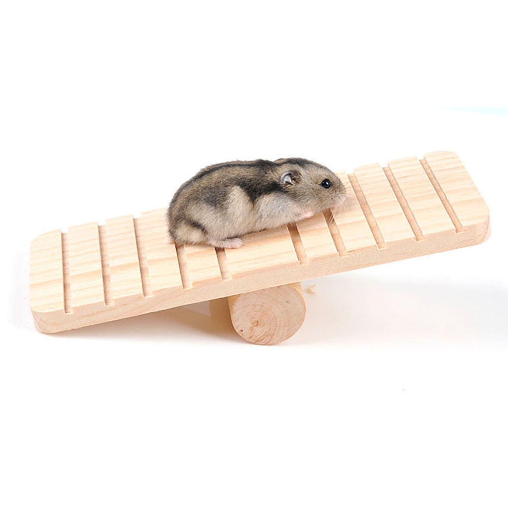 Gerbil and Dwarf Hamster ZRM&E 165mm Length 115mm Height Wooden Ladder Hamster Ladder Wood Cage Hanging Ladder for Mouse Rat Chinchilla 