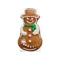thumbnail image 1 of Advanced Graphics 2803 50 x 28 in. Gingerbread Snowman Cookie Cardboard Cutout, 1 of 5