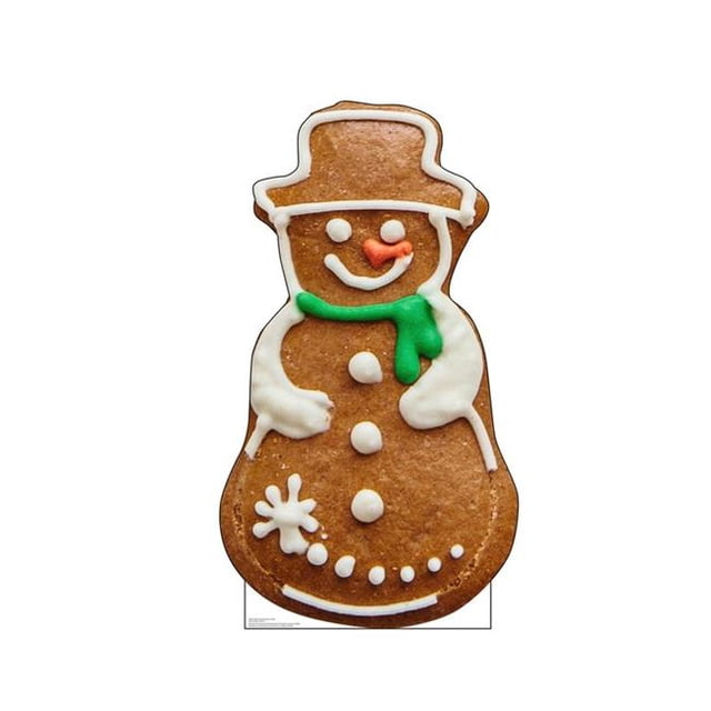 Advanced Graphics 2803 50 x 28 in. Gingerbread Snowman Cookie Cardboard Cutout