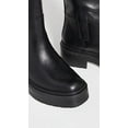 thumbnail image 4 of Sam Edelman Larina Black Leather Chunky Lug Sole Knee High Riding Moto Boots (Black, 5.5), 4 of 4