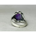 thumbnail image 3 of Heaven Crafts Genuine Amethyst Ring 925 Sterling silver Bohomian Jewelry Promise Ring For Her, 3 of 6