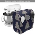 thumbnail image 2 of Oriental Green Stand Mixer Cover, Romantic Flowers Curls Traditional Classic Ornamental Pattern, Kitchen Appliance Organizer Bag Cover with Pockets, 5 Quarts, Navy Blue Pale Teal Blush, by Ambesonne, 2 of 4