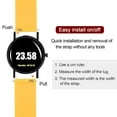 thumbnail image 5 of Uxcell Silicone Watch Band Quick Release Soft Rubber Watch Strap Yellow/Black 24mm, 5 of 7