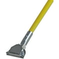 thumbnail image 4 of Industrial Dust Mop Kit – Includes 5 Inch Wide Closed Loop Mop Head, Fiberglass Handle, and Heavy-Duty Wire Frame – Commercial Grade - Yellow 48 Inch, 4 of 8