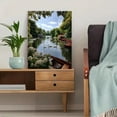 thumbnail image 5 of Qisvanset 12x16 Inch Futurist Cityscape Canvas Painting Wall Art, 5 of 5