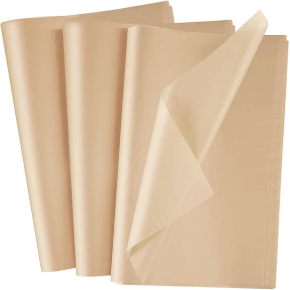 Kraft Tissue Paper for Gift Bag Wrapping Tissue Paper Bulk Brown Decorative Art Paper for DIY Crafts Birthday Weddings Holiday Christmas Party Decor