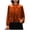 Orange-Athletic-Women, variant on Women's Long Sleeve Top Velvet Trim Lace Blouse Elegant Flared Swing Top Round Neck Blouse Casual Wear