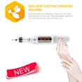 thumbnail image 4 of Electric Nail Cutter Nail File Manicure Pedicure Nail Studio Set Including 6 Bits Pedicure Set Professional Nail Studio Cutter Nail File For Home And Salon Eu Plug (White), 4 of 7