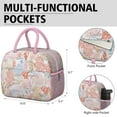 thumbnail image 6 of Lunch Bag Lunch Box for Women Reusable Insulated Lunch Bags,Water-Resistant Seastar Coral Underwater Seashore Farmhouse (1) Cooler Lunch Tote Bag, Large Capacity for Work Travel Picnic, 6 of 6