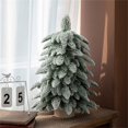 thumbnail image 4 of Christmas Savings Clearance! FELTREE Christmas Tree Green 55cm Simulated Nobel Pines Pe Leaf Mini Flocked Christmas Tree Decoration Luxury Snow Tree, 4 of 7