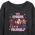 thumbnail image 3 of Bratz - Xpress Yourself - Girl Power - Women's Lightweight French Terry Long Sleeve Shirt, 3 of 5