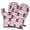 Pink Halloween Black, variant on Cute Oven Mitts,Pink Halloween Ghosts Oven Mitt 2-Pack Set,Kitchen Gloves for Oven,Heat Resistant Oven Mitts 7.7"x12"