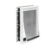 PetSafe Plastic Pet Door Medium with Soft Tinted Flap, Paintable White Frame, for Dogs Upto 40 Lb (PPA00-10959)