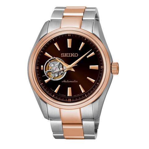 seiko rose gold automatic