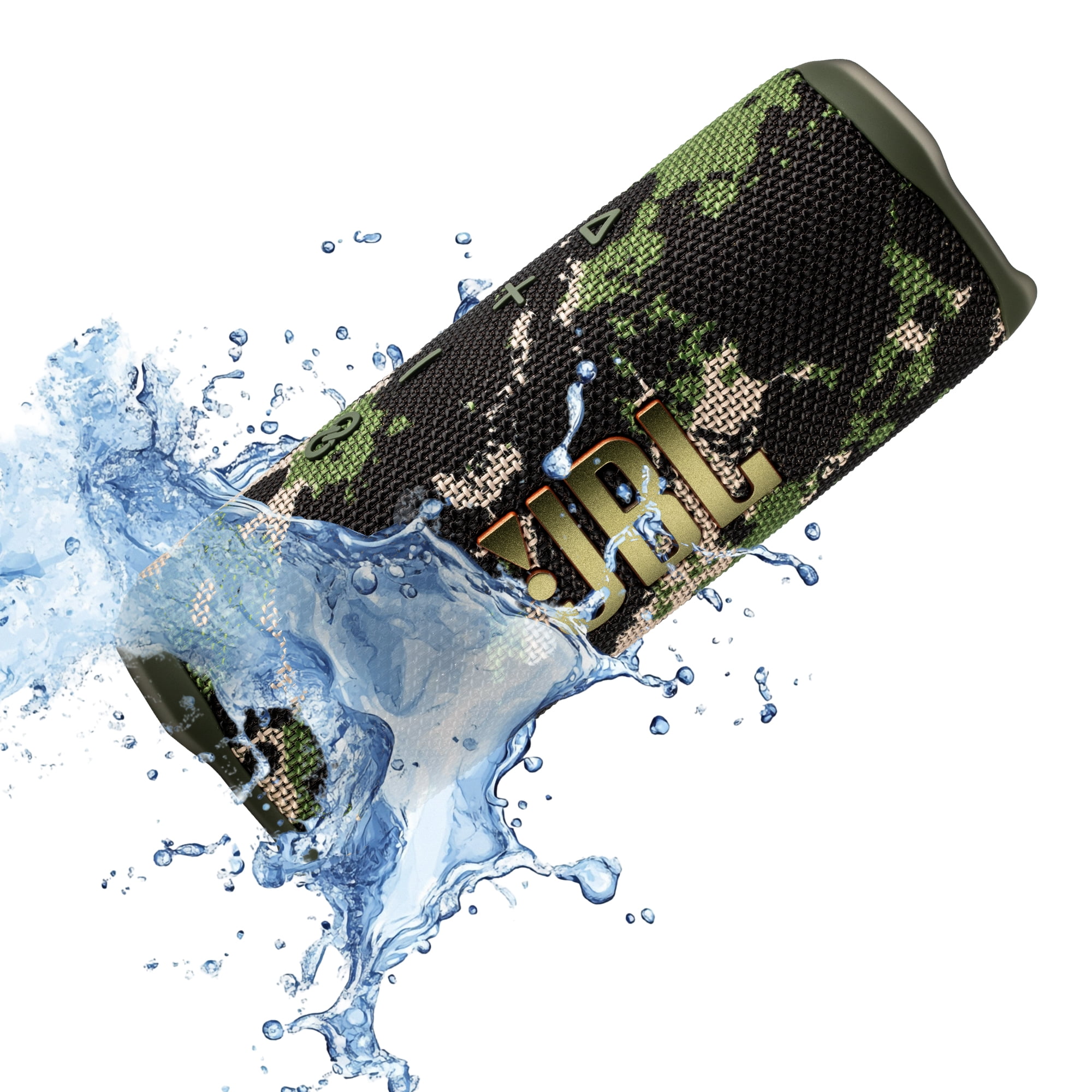 JBL Flip 6 Portable Bluetooth Speaker, IP67 Waterproof, Deep Bass, Squad Bundle with Travel Case (International Model)