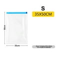 thumbnail image 1 of BUYISI Sac de Compression de Voyage Réutilisable Économiseur d'Espace de Stockage 80 % 3*S(35*50Cm), 1 of 5