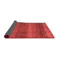 thumbnail image 2 of Ahgly Company Indoor Square Abstract Red Modern Area Rugs, 5' Square, 2 of 4