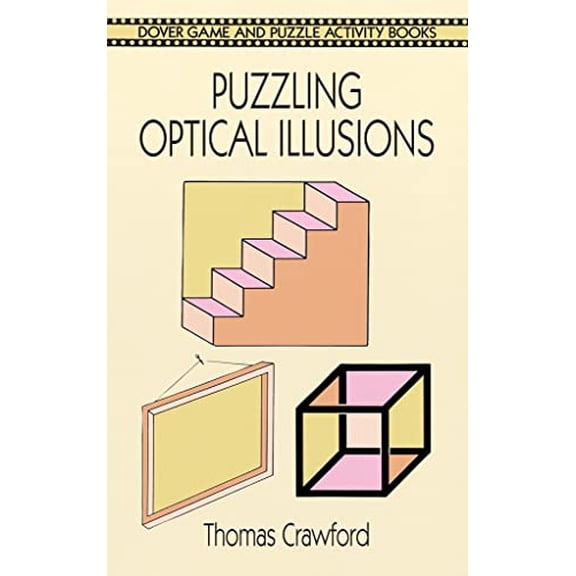 Pre-Owned Dover Kids Activity Books: Puzzling Optical Illusions (Paperback)