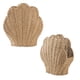 thumbnail image 4 of Cesta de almacenamiento tejida con forma de concha | Jarrón de flores artesanal de cuerda de papel natural | Soporte para macetas para decoración del hogar, 4 of 6