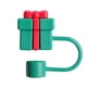 thumbnail image 1 of Tapas Paja Navideñas PVC 10 Mm para 30/40 Oz (regalo), 1 of 3