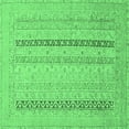 thumbnail image 1 of Ahgly Company Indoor Square Abstract Emerald Green Modern Area Rugs, 7' Square, 1 of 4