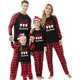 thumbnail image 4 of Pijamas navideños familiares, conjunto de disfraz para el hogar, pijamas navideños con estampado a cuadros, pijamas navideños familiares a juego, 4 of 5