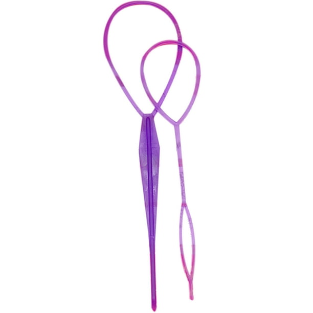 Soidarity 2 uds accesorios mágicos para el cabello buen DIY peinado para el cabello decoración de plástico para el cabello para mujeres Cuidado del cabello violeta Soidarity CE0636-02B