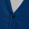 thumbnail image 7 of Kixjoy Men's Cardigan Sweaters Long Sleeve Big and Tall Button Down Knit Cardigan V Neck Fall Fashion Jackets Basic Casual Lightweight Mens Sweater, Royal Blue 4XL, 7 of 7
