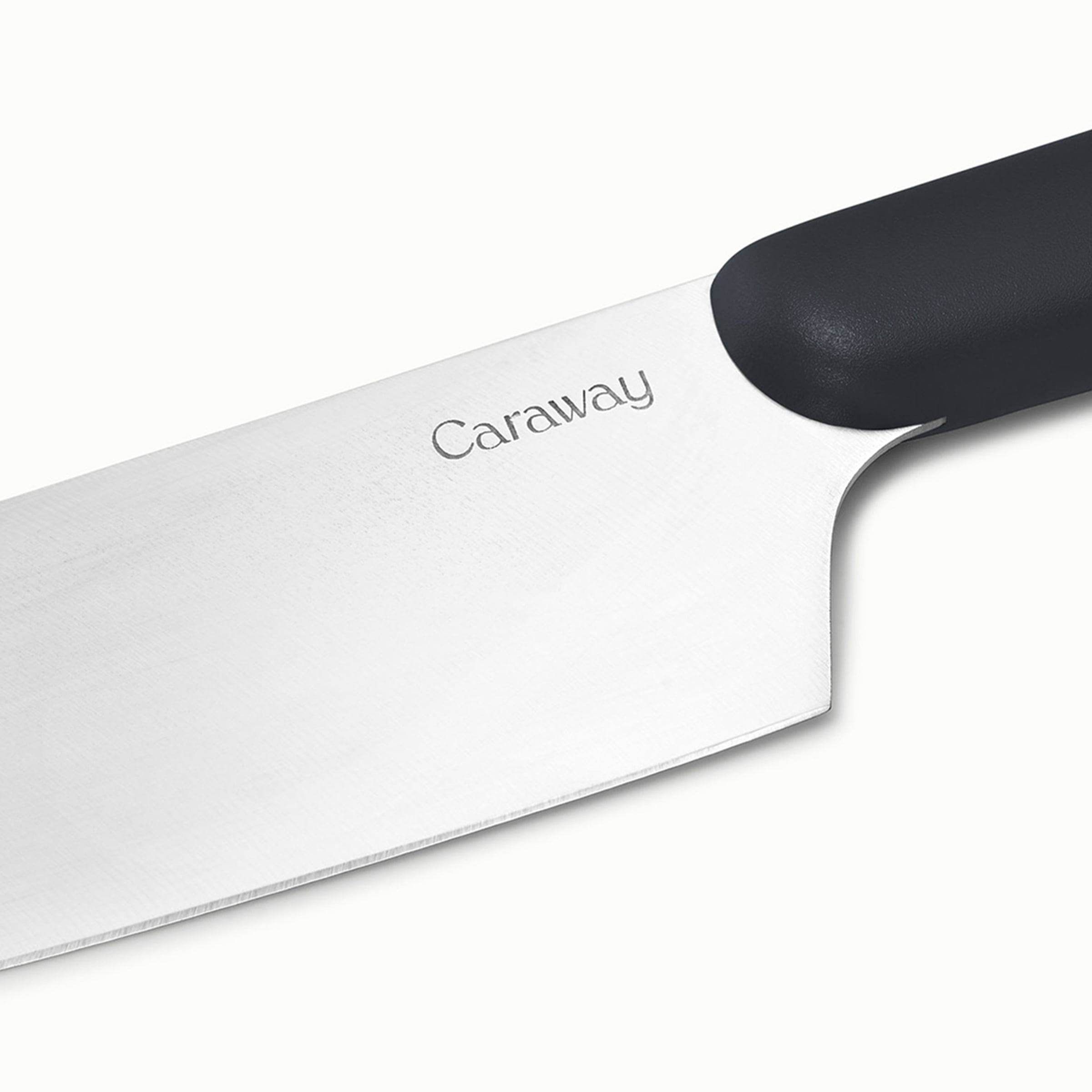 Caraway 5 Piece Knife Set - Premium German Steel Blade Kitchen Knives - Ergonomic Handles - No Microplastics - Charcoal