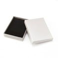 thumbnail image 2 of Python Pattern Cardboard Jewelry set boxes with Black Sponge for Jewelry Gift Packaging Rectangle Silver 16.1x12.2x2.95cm, 2 of 2