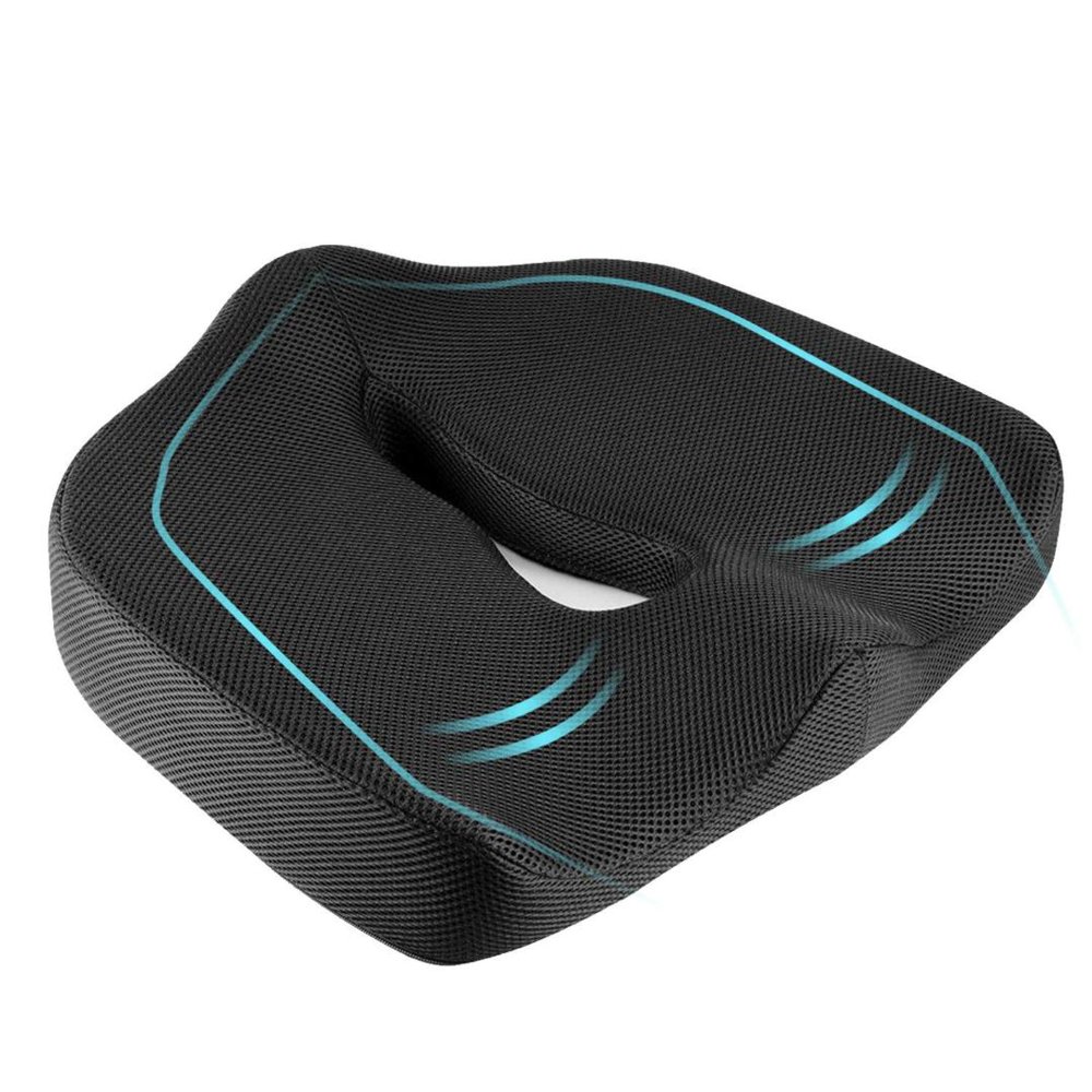 Orthopedic Memory Foam seat Cushion Tailbone, Sciatica, Lower Back