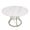 B-White,Gold, variant on Folding Dining Table for Small Spaces 43 inch MDF Wild Oak Veneer Space Saving Foldable Furniture for Kitchen Dining Room