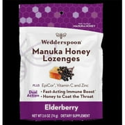 Manuka Honey Lozenges, Elderberry, 2.6 oz (74 g), Wedderspoon