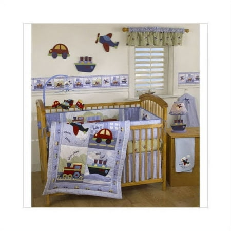 Bedtime Originals - Travel Time 4-Piece Crib Bedding Set