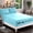 Aqua, variant on Elegant Comfort 1500 Series Twin Fitted Sheet, 18" Deep Pocket Cooling Microfiber Bed Sheet, White