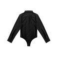 thumbnail image 6 of Alvivi Women's Long Sleeve Button Down Shirts Bodysuit Blouse Career Top Blouse Business Work Shirt Black S, 6 of 7