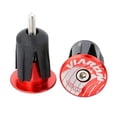 thumbnail image 5 of 2 unids/pack tapones para los extremos de ciclo-seguridad de del extremo del manilr de bicicleta, ajuste Universal para - Rojo Macarena Tapones de extremo de barra, 5 of 5