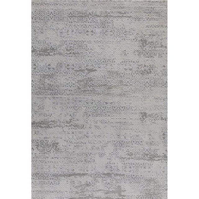 Dynamic Rugs TI693312105 5 ft. 3 in. x 7 ft. 7 in. Torino 3312 Rectangle Contemporary Area Rug - 105 Grey & Blue