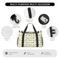 thumbnail image 4 of Easygdp Dachshund Dog Puppy Bolsa de Gimnasio, Bolsa de Viaje Duffel, Bolsa de Fin de Semana con Compartimentos, Bolsa de Mano para Noche, 4 of 7