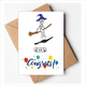 thumbnail image 1 of Egipto momia Halloween mago Horus Sobre de la Carta de felicitación de la tarjeta de matrimonio, 1 of 4
