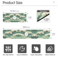 thumbnail image 3 of Yayeee Faucet Mat for Kitchen Sink 14.7" Diatomite Long Splash Guard Pad, Green Wave Pattern, 2 Pack, 3 of 7