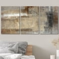 thumbnail image 3 of wall26 Canvas Print Wall Art Set Faded Grunge Black &amp; Brown Color Blocks Abstract Shapes Illustrations Modern Art Chic Colorful Multicolor Ultra for Living Room, Bedroom, Office - 24"x36&quo, 3 of 5