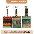 thumbnail image 4 of Mr. Pen- Washi Tape Set, 21 Rolls, Ethnic Elegance Design, Decorative Tape with Measure Tape, 4 of 9