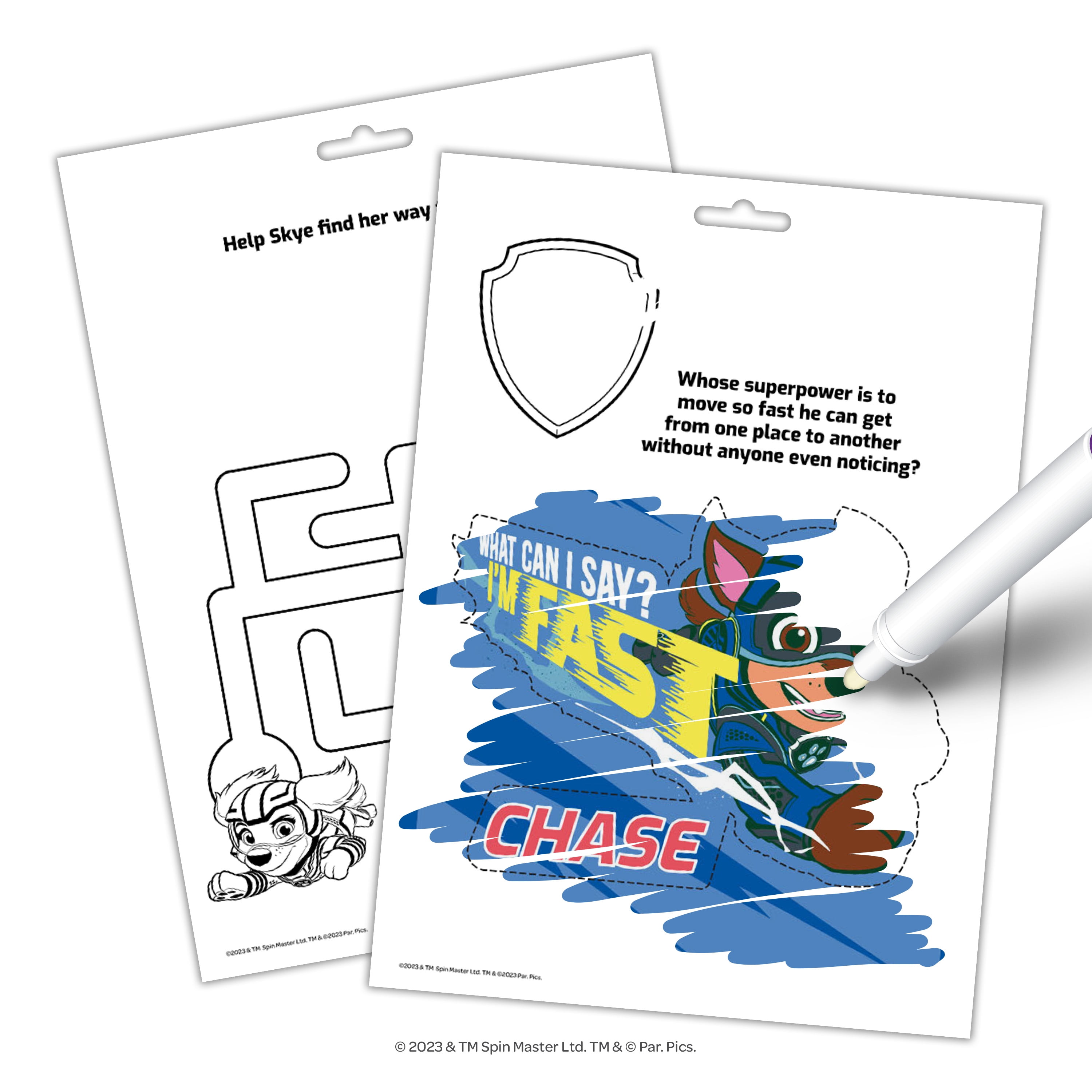 PAW Patrol Mighty Pups 16 Page Imagine Ink Coloring Book, Paperback, by Bendon